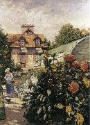 Gustave Caillebotte, Big Chrysanthemum in the garden